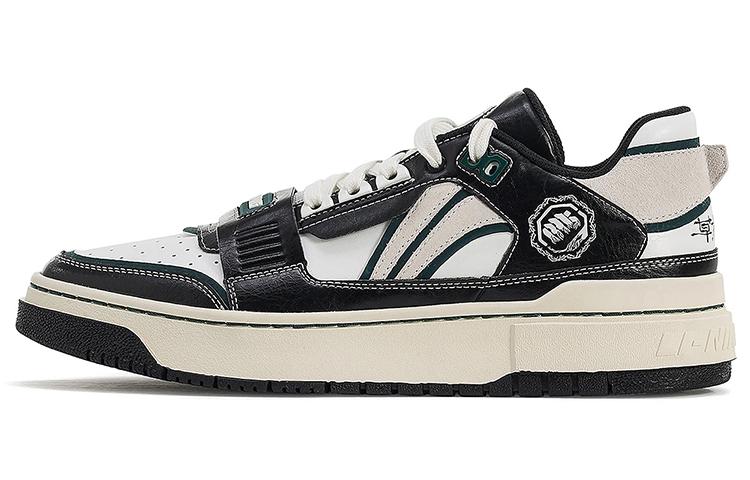 Li Ning Rookie Slip Resistant Abrasion Resistant Slip Resistant Abrasion Resistant Low top Skateboard Shoes Women s ABCS022-2 36