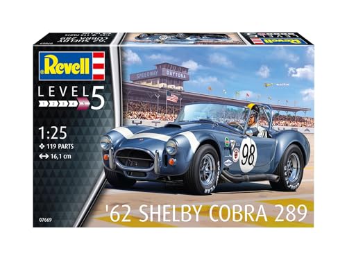German Revell 1/25 scale AC Cobra 289 plastic model kit 07669
