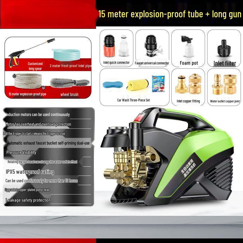 High-Power Adjustable Pressure Automatic Car Washer Cleaner