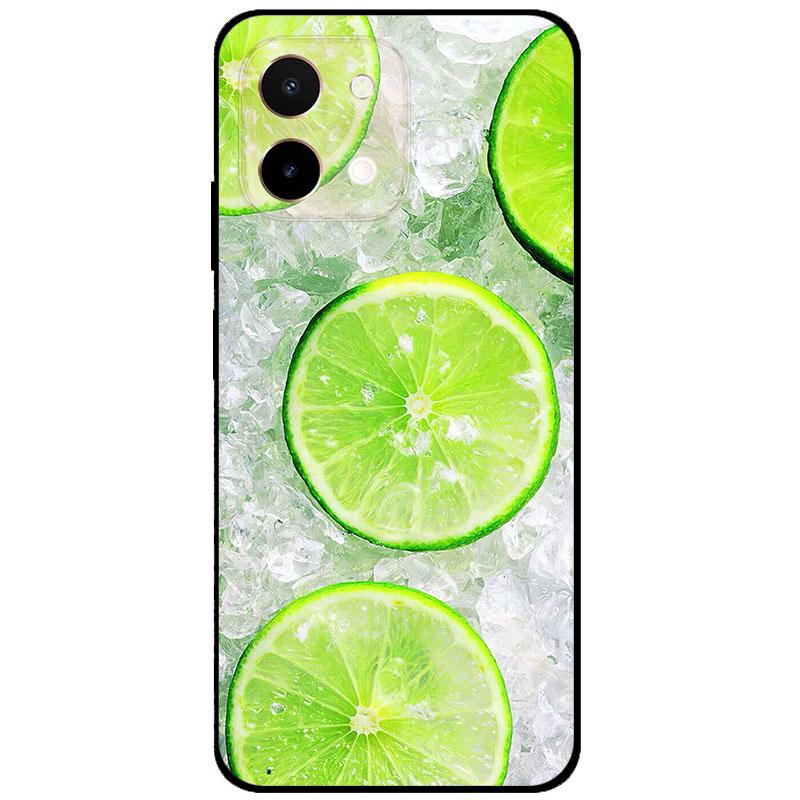 For Vivo Y28 4G Case 6.68'' Black TPU Silicon Cartoon Protection Cover for VivoY28 Y 28 4G Shockproof Capa Wolf Animals Soft Bag