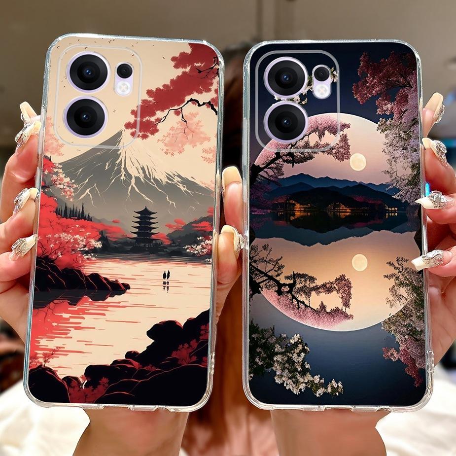 For Oppo Reno 13F 4G Case Reno13 Pro New Fashion Painted Cover Soft Silicone Phone Cases For Oppo Reno 13 Pro Reno13 F 5G Fundas