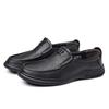 Men's Shoes Soft Sole Soft Leather Loafers Slip on Men's Leather Shoes Middle-aged and Elderly Leather Sheepskin Casual Shoes Dad Shoes