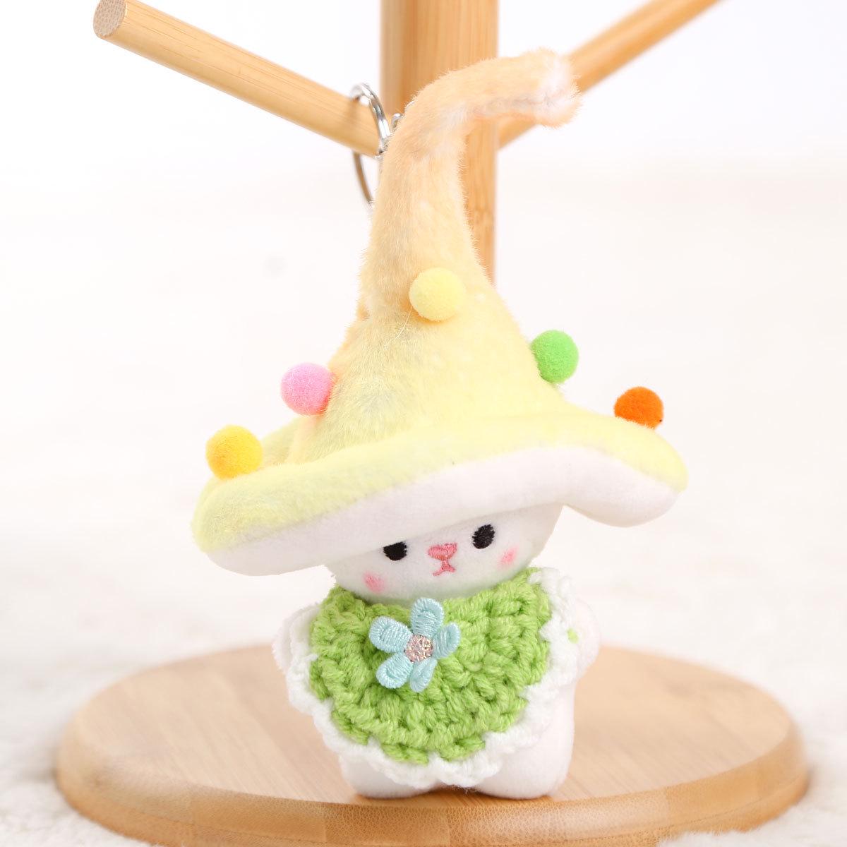 

Mushroom Sprite Plush Keychain Toy for Girls 15cm