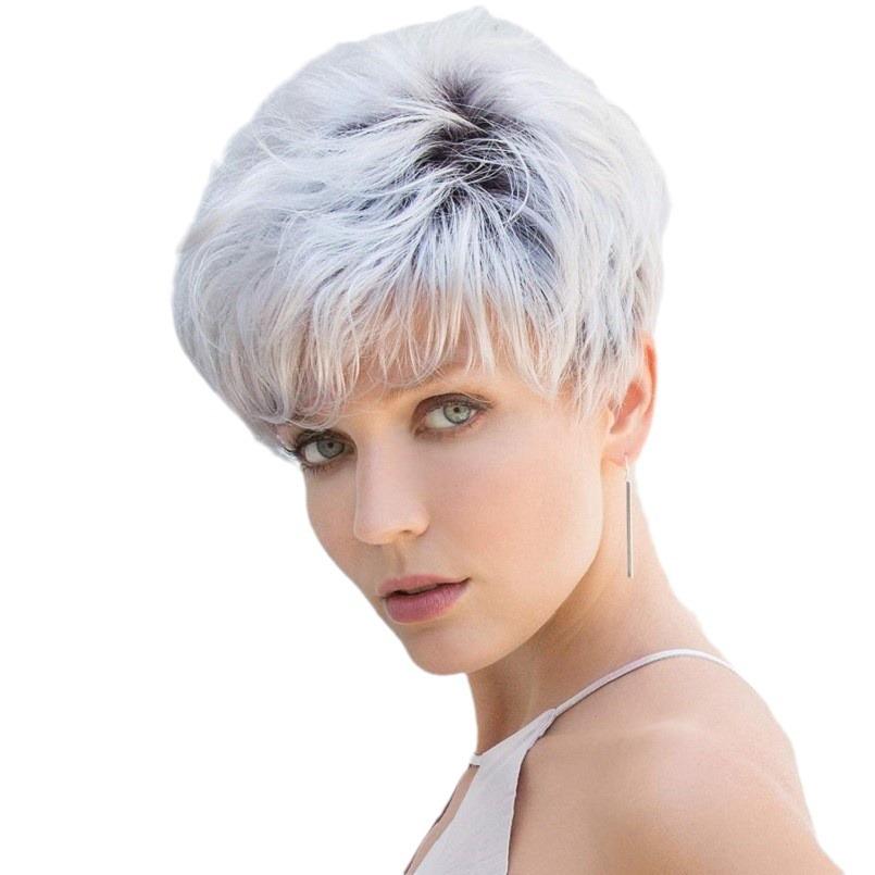 European and American Wig Women's Fashionable Short Curly Fluffy Synthetic Hair Wig