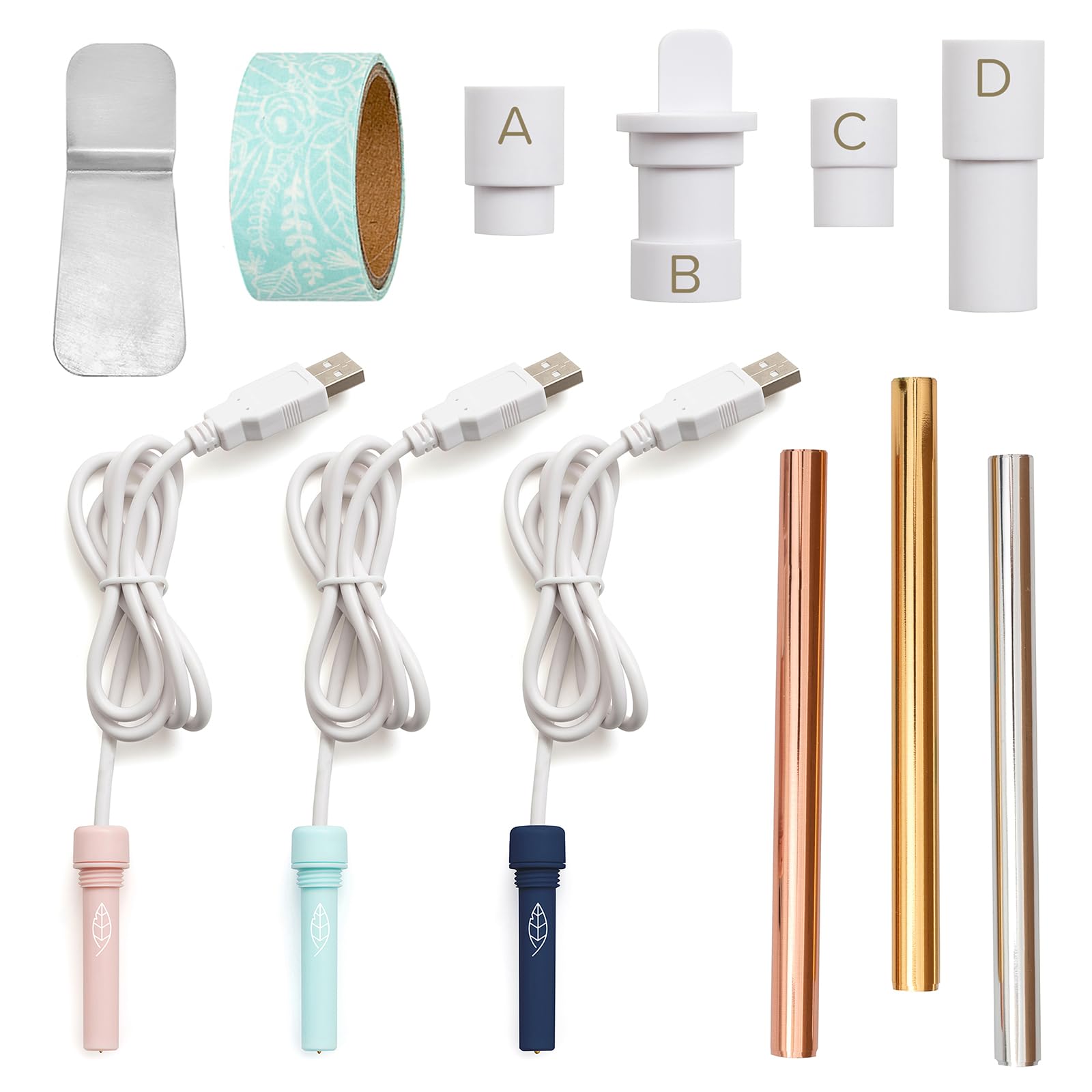 

Weir Foil Quill Kit All 3 Pen 4 Placement 3 Rolls of Heat Resistant Foil - All-In-One - Sizes, Adapters, Tape, (Product Code 660579)