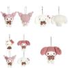 Lovely Kuromi Meledy Yuge Gugu Plush Toy Hanging Pendant Japanese Cartoon Bag Decoration Gift