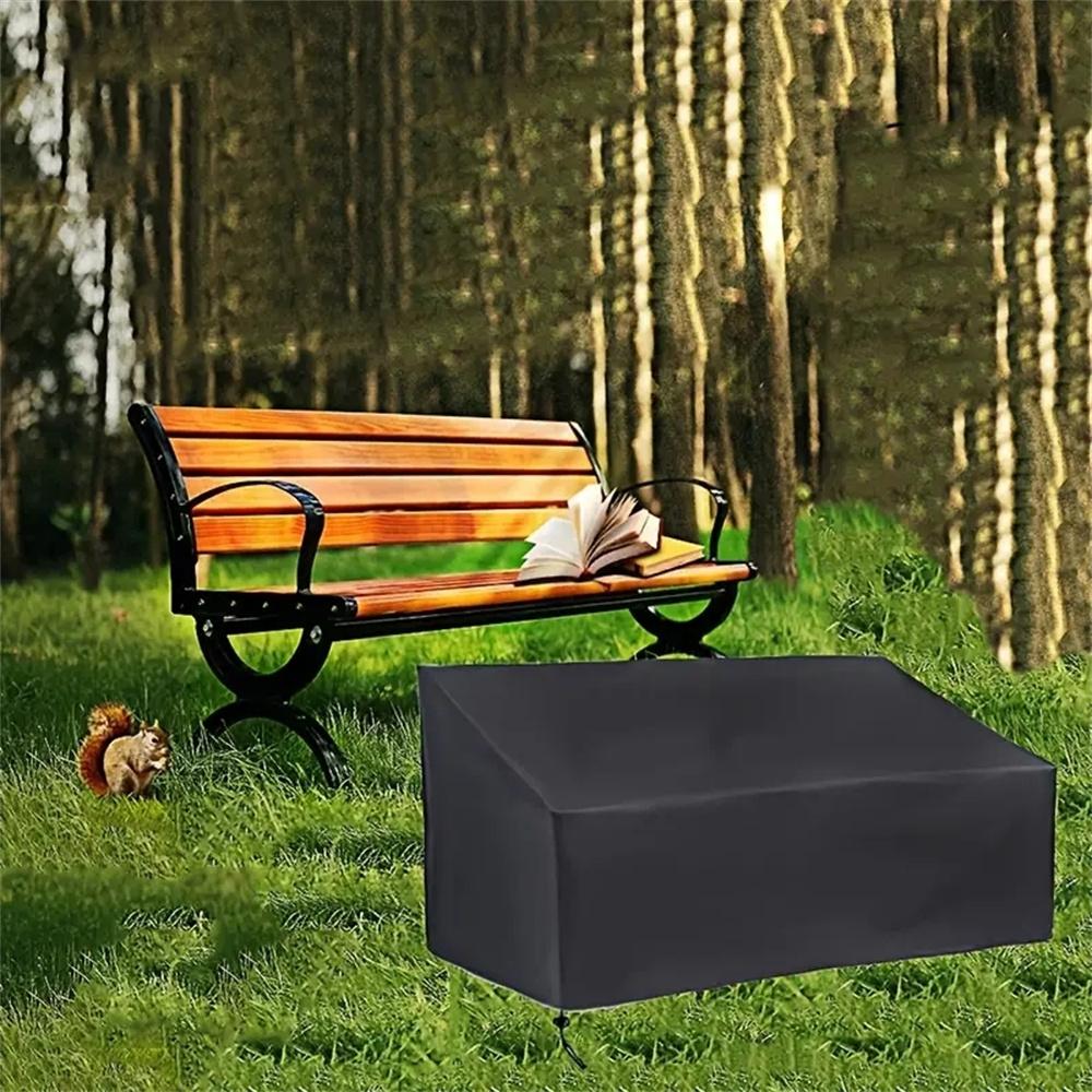 1pcs Outdoor Bench Cover - Garden Loveseat Protector, Dust-Proof & UV Resistant, Patio Furniture Covers