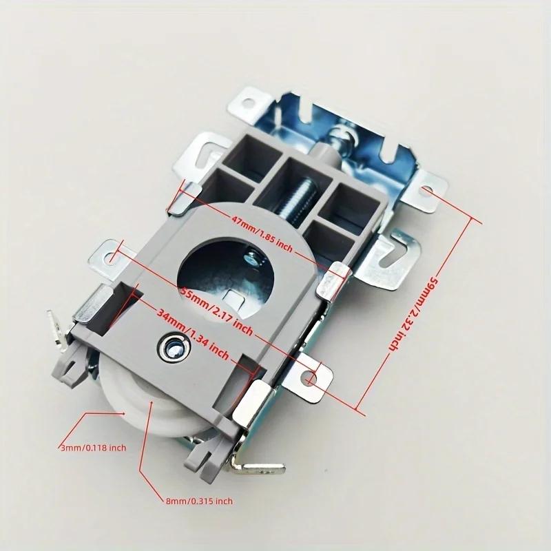 

1pc Sliding Door Bottom Roller Wheel Under Mount Cabinet Wardrobe Push Pull Door Hardware Accessory
