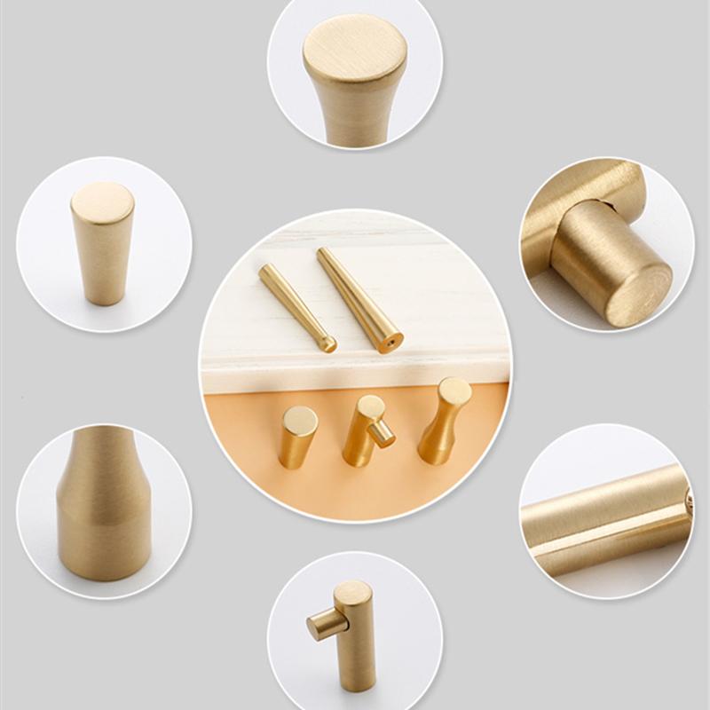 Brass Hook Brushed Robe Decoration Hook Wall Hanging Bathroom Kitchen Accessories Brass Clothes Rack Door Hooks Wholesale