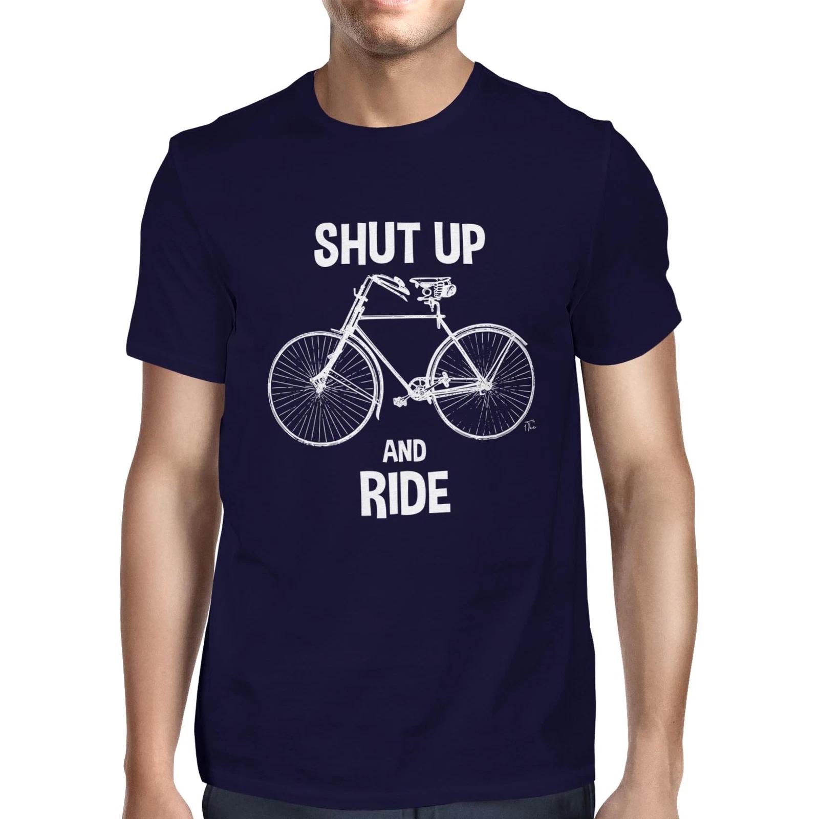 1Tee Mens Shut Up And Ride Cycling T-Shirt S