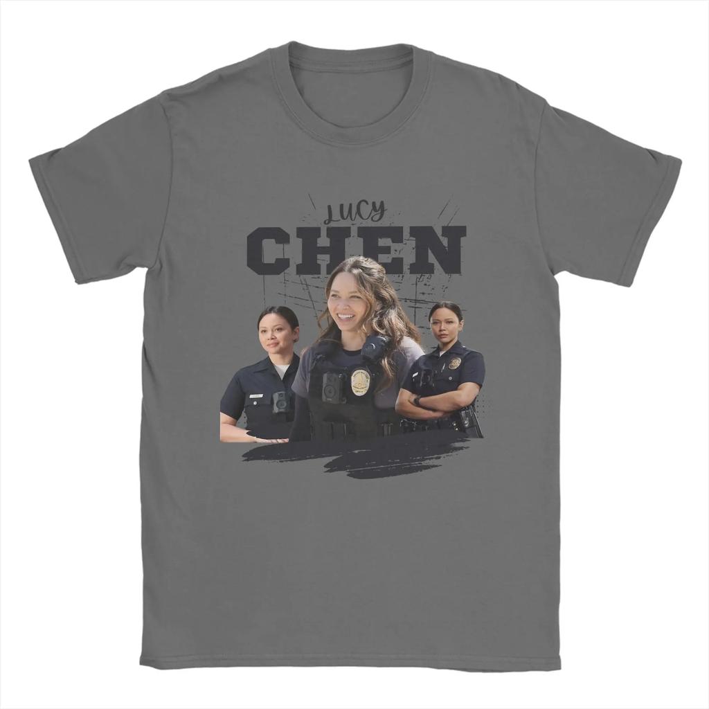 Leisure Lucy Chen Melissa O'Neil The Rookie T-Shirts for Men Cotton T Shirts Short Sleeve Tee Shirt Printing Clothing