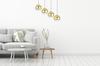 Hanging Lamp Ceiling Chandelier Golden Lamp Shade 20 Cm