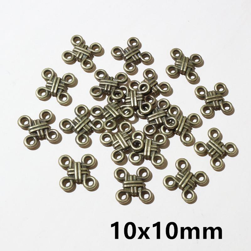 10-50pcs Flower Charms Connector Boho Vintage Pendants Alloy Metal DIY Jewelry Making Accessories Findings Crafts