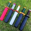 Long Kamado Tanjirou Katana Umbrella Handle UV Blocking Black Parasol Anime Demon Slayer Japanese Katana Sword Umbrella Raincoa