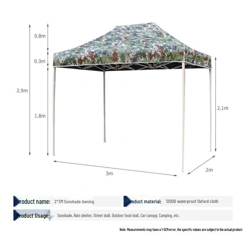 Bingyi Heavy-Duty Camouflage Folding Outdoor Shelter