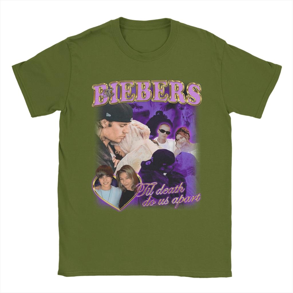 Justins Biebers T Shirts Men 100% Cotton Casual T-Shirts Crew Neck Tee Shirt Short Sleeve Tops Summer