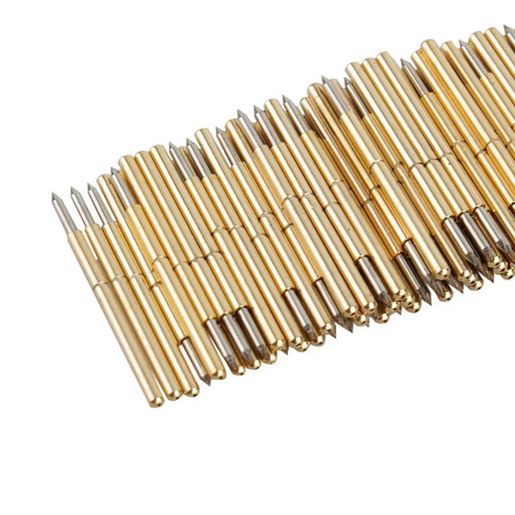 100pcs P75‑B1 Spring Test Probe Round Pogo Pin PCB Test Probe Test Probe Replacement Spring Contact Probe Pogo Test Probe Pin