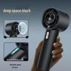 Southeast Asia 638 High-Speed Rechargeable Turbo Handheld Fan with Digital Display - 100-Speed.