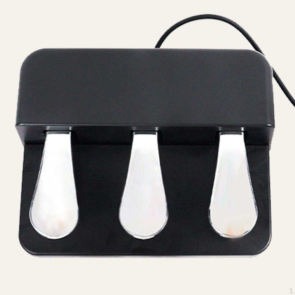 Piano Sustain Pedal Premium Zubehör Hohe Leistung Drei Stabil für Übung