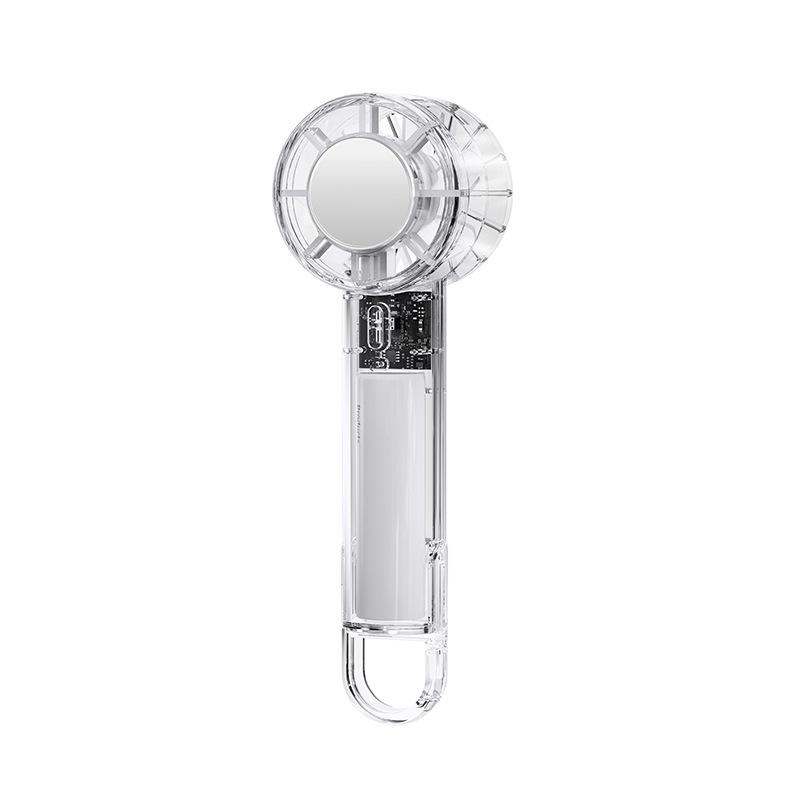 Portable USB Rechargeable High-Wind Ice Pack Fan with Cooling Technology