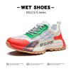 Extra large size men's shoes high-end all-inclusive sneakers spring and autumn new mesh casual shoes thick sole heightening dad shoes