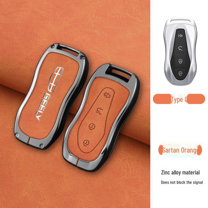 Geely Emgrand Key Cover for Xingrui, Xingyue L, Binrui Cool, Boyue, Binyue GS with Metal Buckle GL Full Package