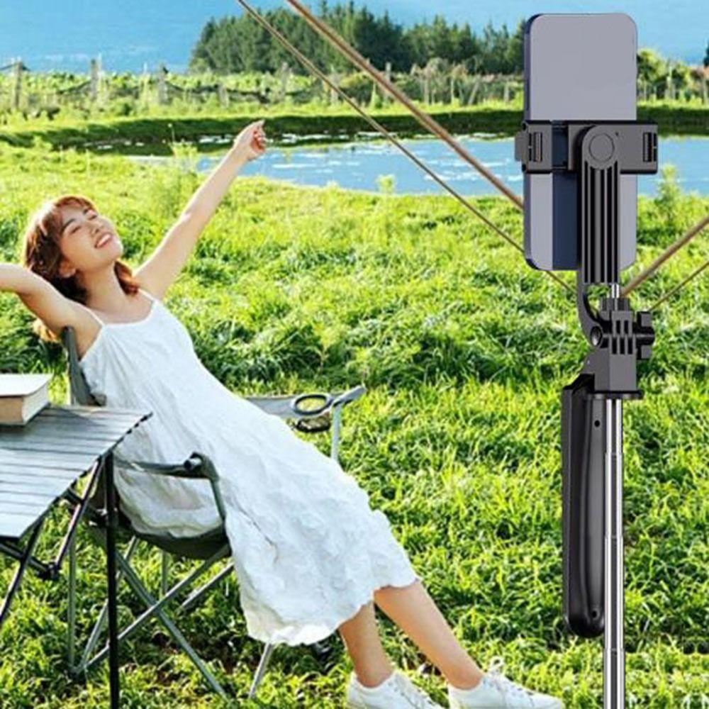 Wireless Remote Control Selfie Stick Tripod 1.7M Tripod Stand Phone Stand  Live Streaming