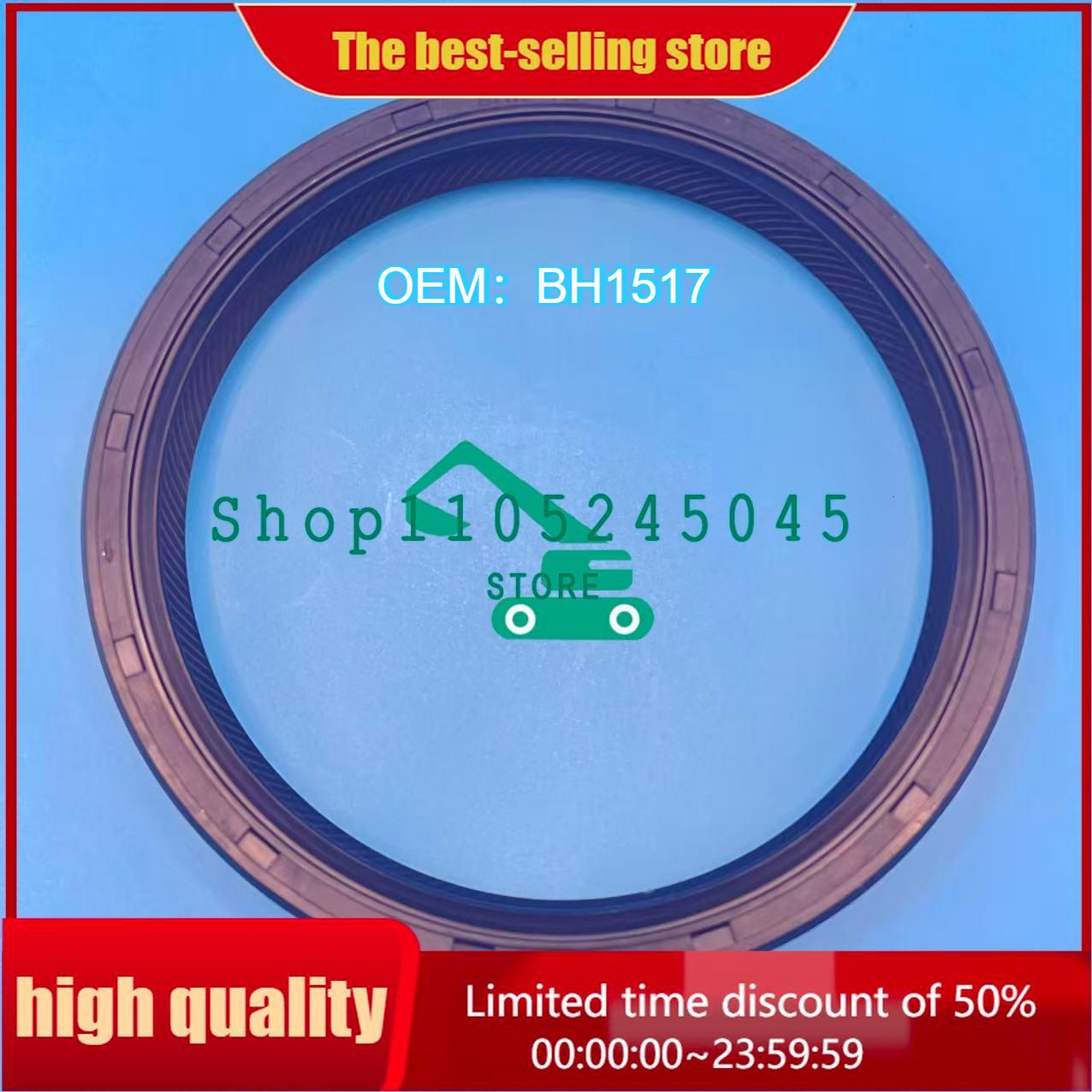 PC40 excavator parts BH1517 BH1517E crankshaft rear oil seal for 3D84 4D84 4T84L engine 4TNV88 3TNV88 3TNV84 4TNV84 4D88 normal