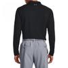 Under Armour Solid Fit Long Sleeve Polo Shirt Men tops Black 1379728-001