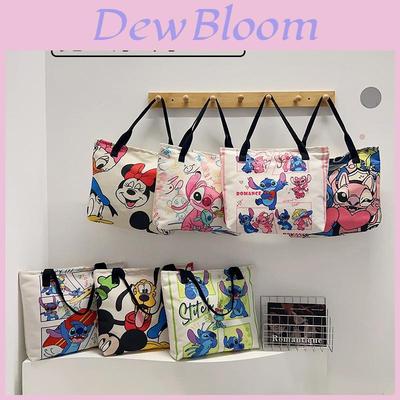 Minnie Cartoon Canvas Tote Bag With Large Capacity For Daily Use