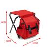 Multifunctional Folding Camping Chair with Double Shoulder Bag and Storage Stool