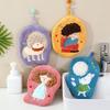 Cartoon Animal Hand Towel - Absorbent Coral Fleece for Kitchen & Bathroom Cleaning