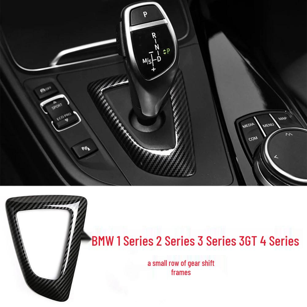 Kohlefaser Schalthebelknauf & Abdeckung für BMW 1er, 2er, 3er F30 - Innenraum Modifikation