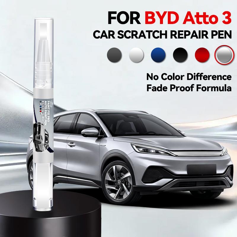 Pro BYD Atto 3 2022-2025 D40 Opravná tužka na lak Touch Up Odstraňovač škrábanců DIY Auto doplňky Černá Bílá Modrá Zelená Šedá Fialová