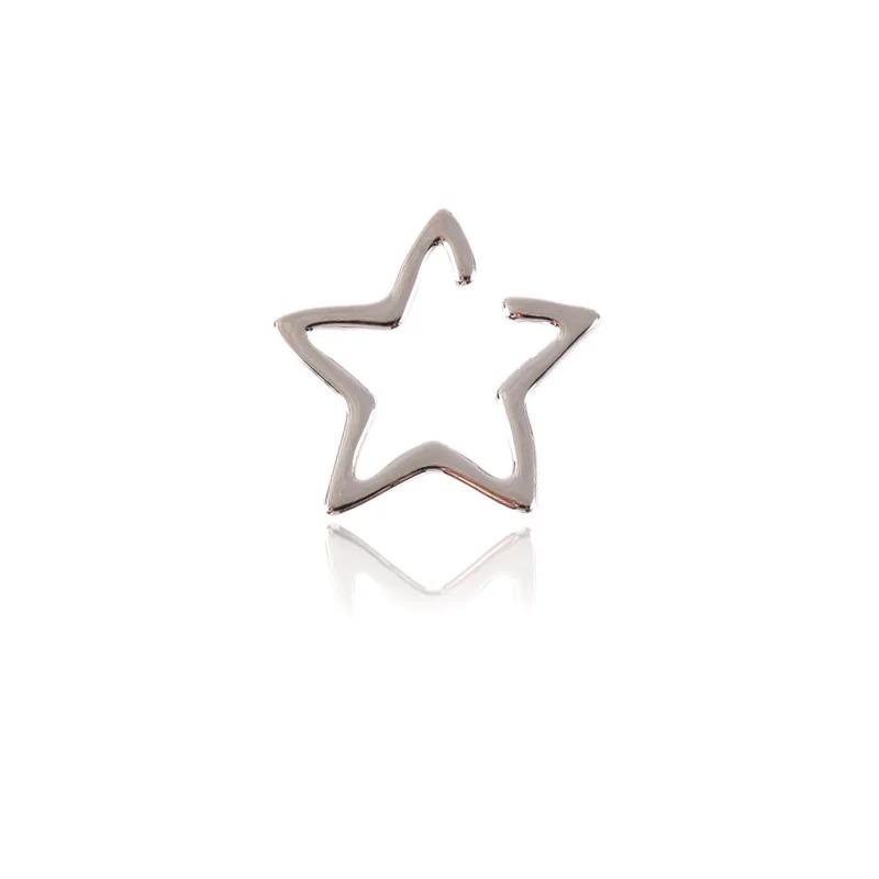 Women's Hollow Star Ear Sleeve Earrings Bohemian Retro Fake Cartilage Earring Clip Earrings Female Earrings