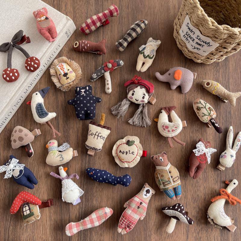 1Pcs Baby Side Clip Cute Newborn Hair Accessories Cartoon Hair Clips For Girls Handmade Hairpins Kids Hair Holder