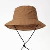 Foldable mountaineering hat (orange-brown) wide hat