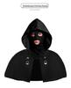 In Stock: Halloween Cosplay Medieval Hooded Cloak with Cyberpunk Hat