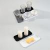 1pc Silicone Sink Splash Guard & Soap Holder - Multi-Functional Kitchen and Bathroom Accessory, Durable Plastic, Non-Toxic, Water-Resistant