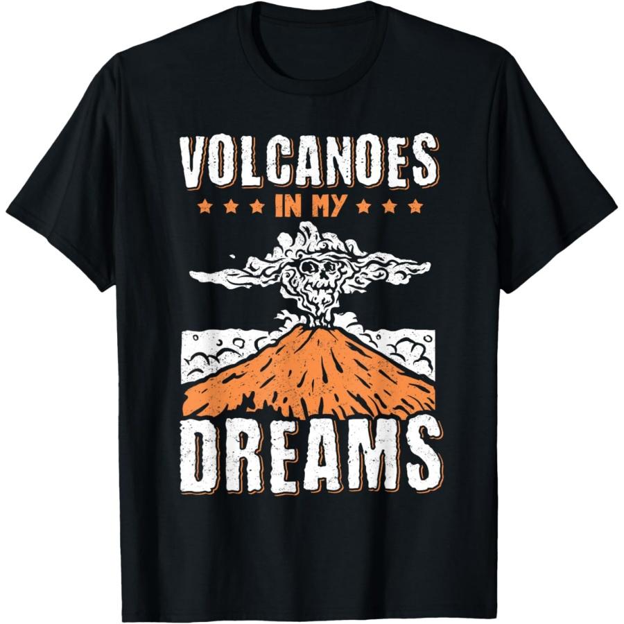 

Volcanoes in My Dreams Hawaii Volcano T-Shirt XXXXXL чорний