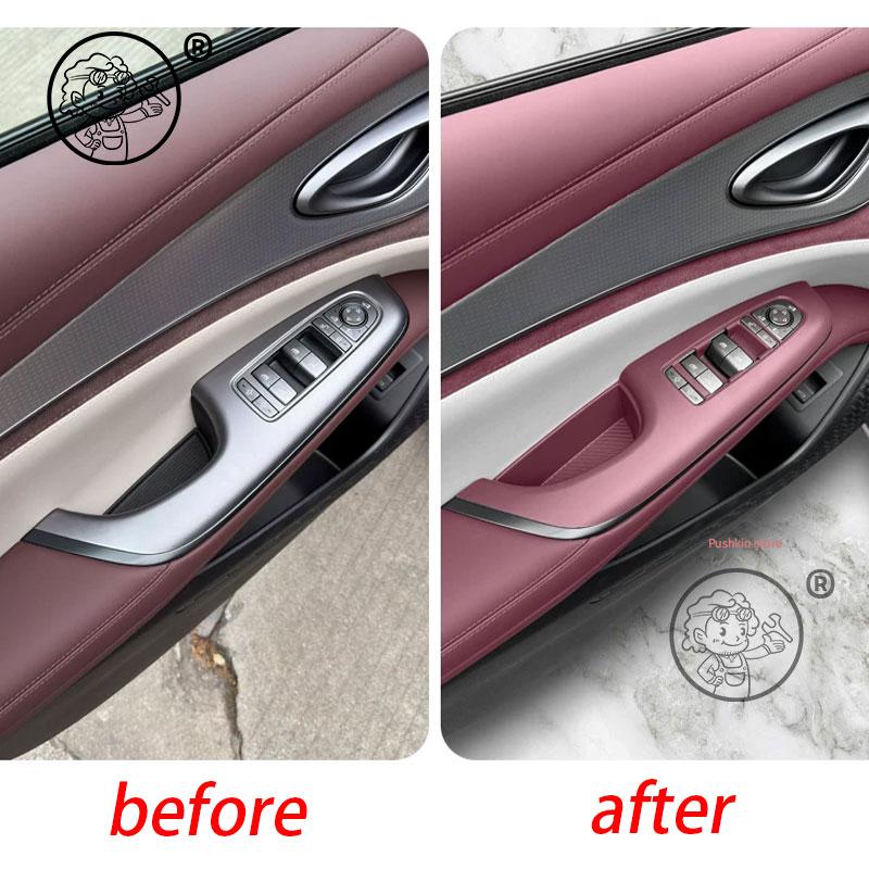 For BYD Seal 7 DMI SEAL 07 DMI 2025 2026 Car Window Control Panel Silicone Pad Window Glass Lift Panel Silicone Protector Cover