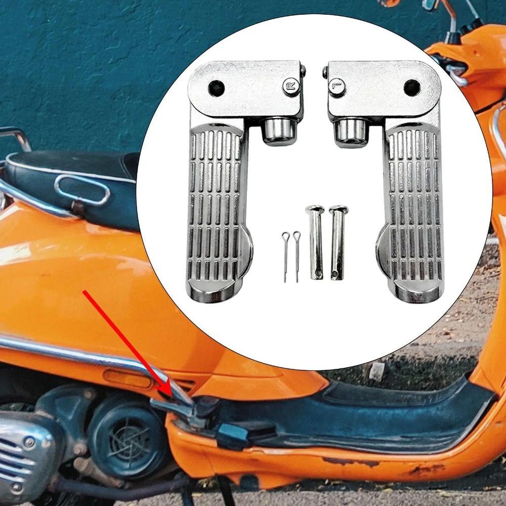 Aluminum Zinc Zinc Alloy Electric Bicycle Pedals Non Slip E Bike Foot Rests  Replacement Parts