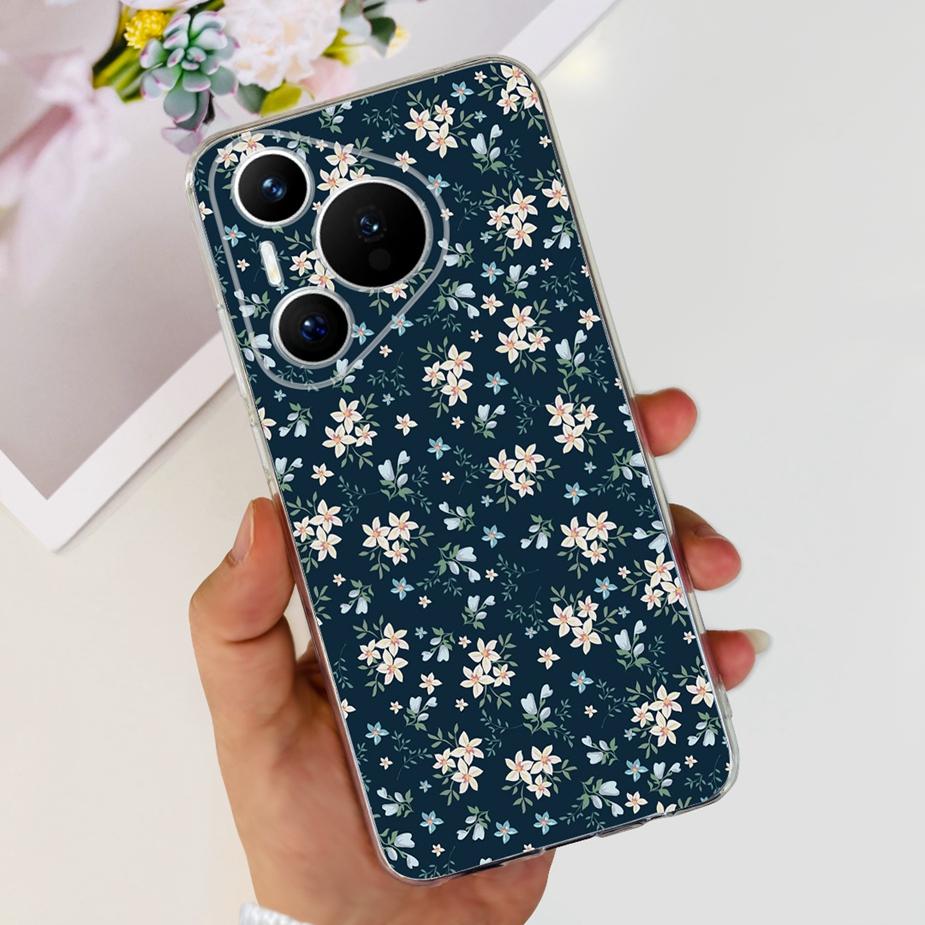 Für Huawei Pura 70 Hülle Niedliche Cartoon Bemalte Abdeckung Klare Silikon Handyhülle Für Huawei Pura 70 Pro Plus Pura70 Pro + Weiche Hülle