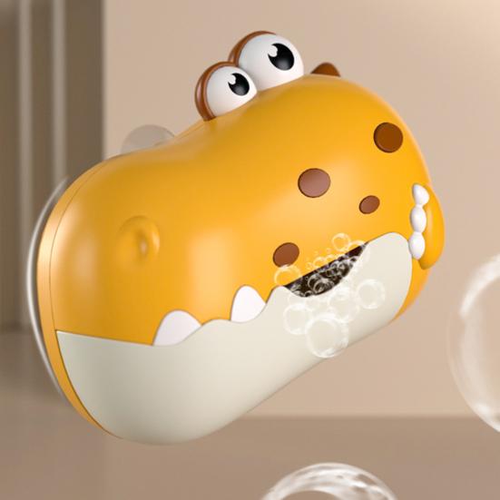 Dinosaur Bath Bubble Machine for Toddlers Automatic Bathtub Toys Bubble Maker Fun