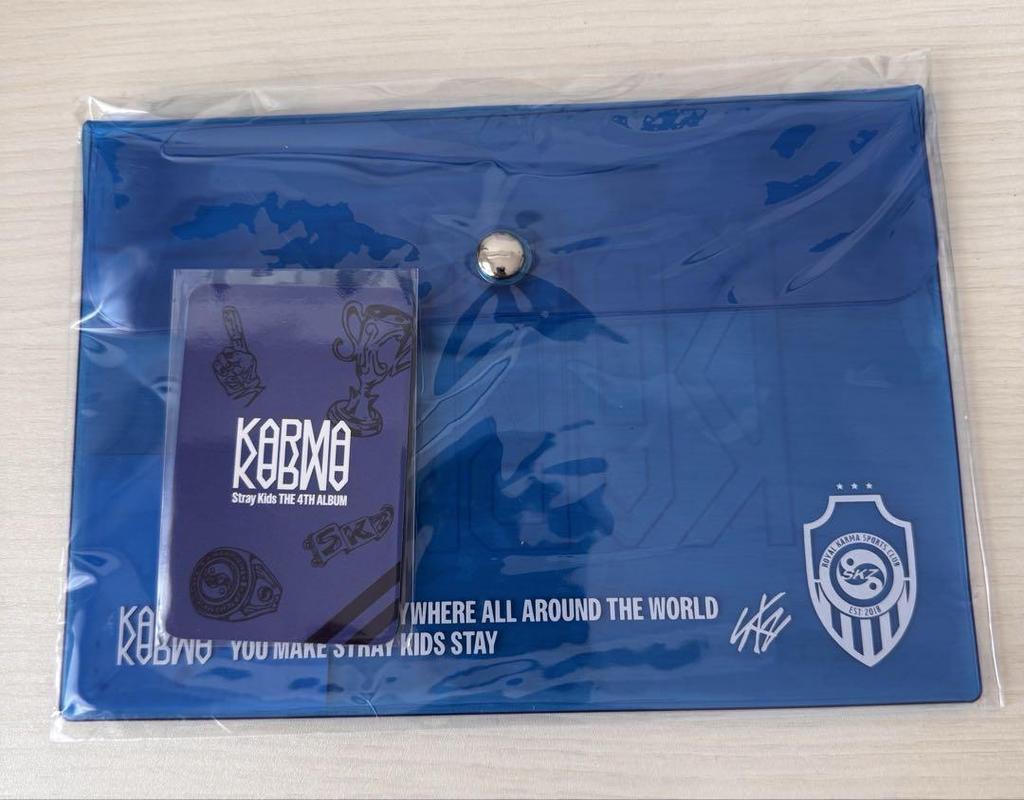 [USED] Seungmin Karma PVC Pouch Pop-Up Trading Card