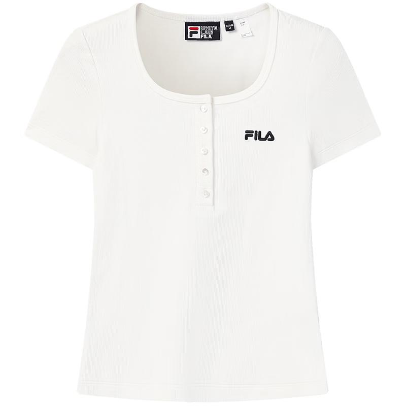 Fila Women's Slim Fit Knit Short Sleeve T-Shirt