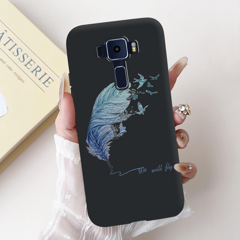 For ASUS Zenfone 3 ZE520KL Z017D 4 Max ZC520KL X008D 3 Max ZC520TL Case Soft Silicone Back Cover Love Heart Butterfly Flower Bag