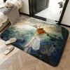 Soft Absorbent Non-Slip Rug Anime The Promised Neverland Floor Mat Home Decor Doormat Bedroom Floor Mat Shower Carpet
