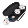 3Pcs/Set Bocce Ball Game Set Iron Engraved Reflective Petanque Set Unique Elegant Petanque Balls Games For Outdoor Activity