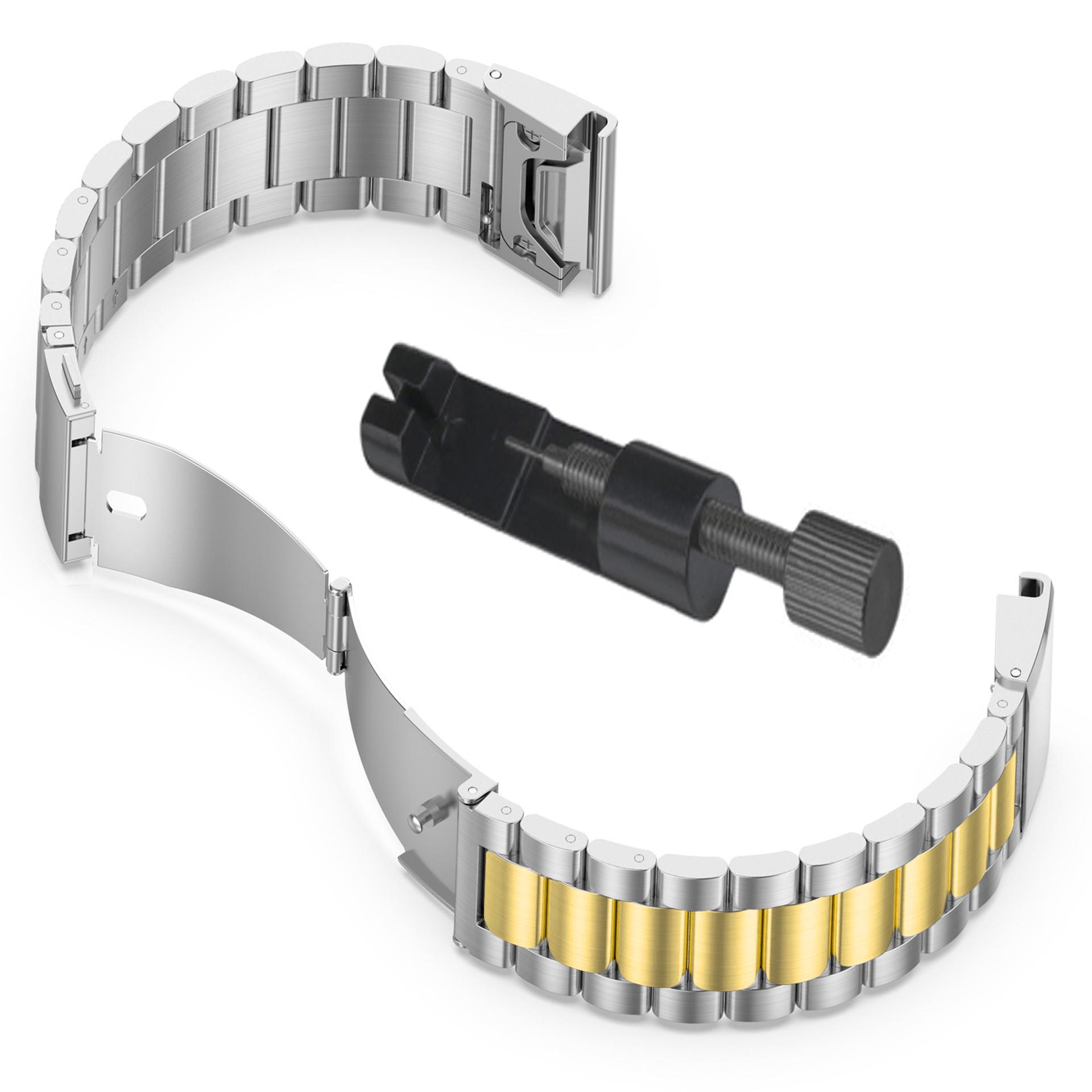 

Металевий ремінець для Garmin Fenix 8 43мм 7S 6s 5s Ремінець для годинника Для S70 epix pro 42мм Descent Mk2S MK3 MK3i 43мм Браслет з нержавіючої сталі 20мм Quick Fit 20mm срібний/золотий